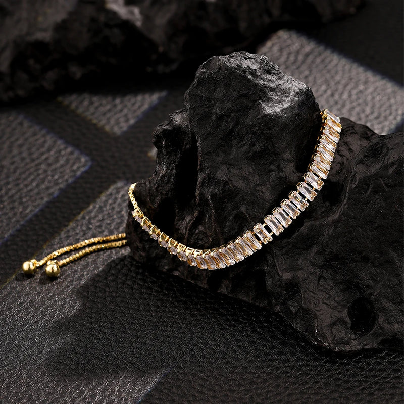 Colorful Zircon Tennis Bracelet