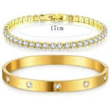 14K Gold Plated Friendship Bangle