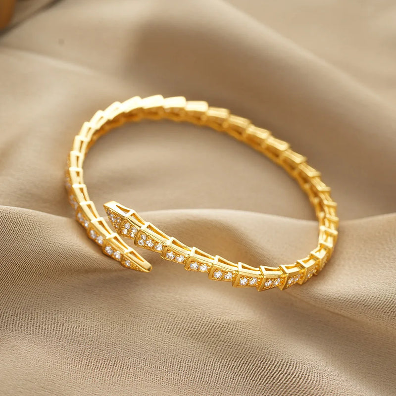 Snake Zirconia Bracelet