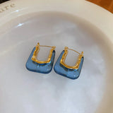 Transparent Resin Earrings
