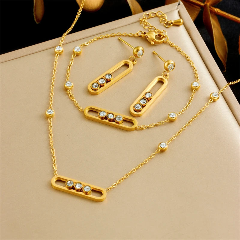 Rounded Rectangle Creative Movable Set