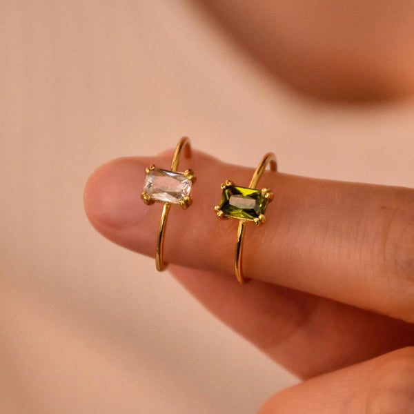 Zircon Birthstone Rings