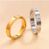 Zircon Love Heart Ring