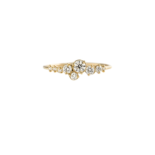 White Zircon Ring