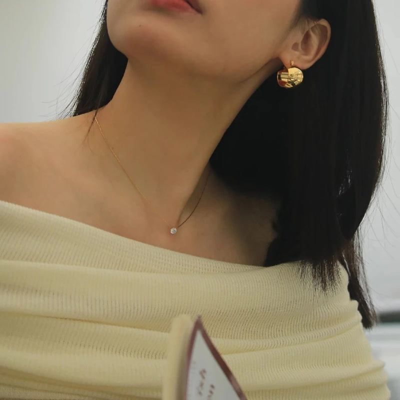 Zircon Stone Necklace