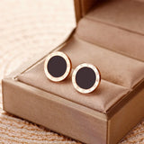 Round Roman Numerals Earrings