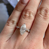 Crystal Marquise Cubic Ring