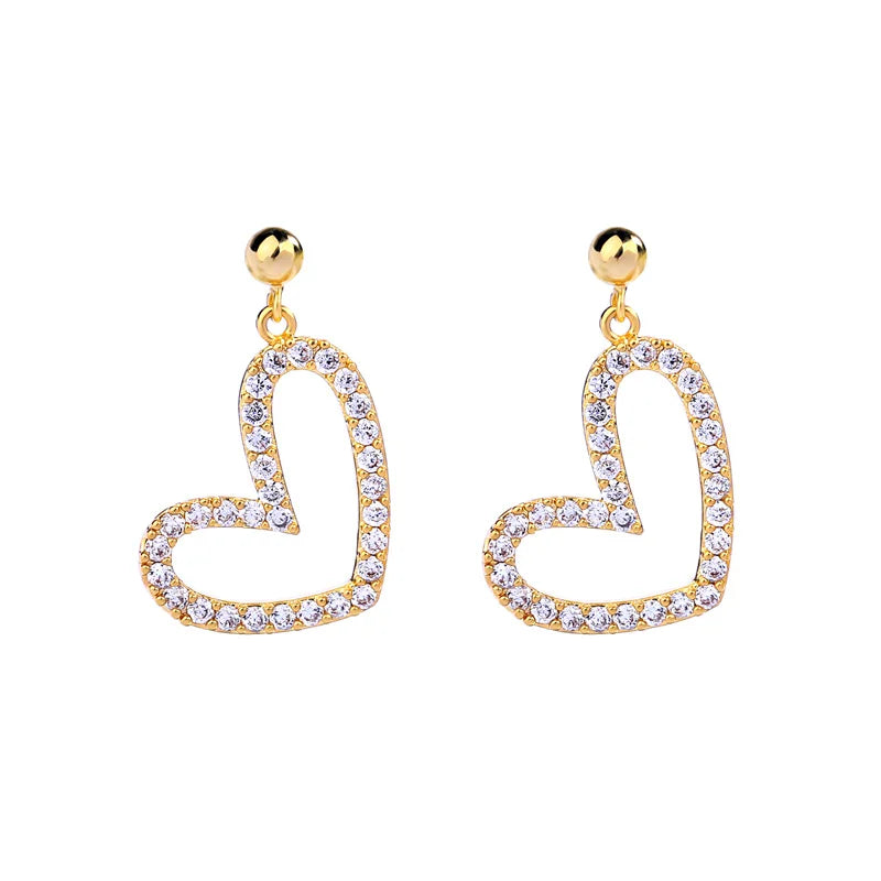 Stylish Heart Earrings