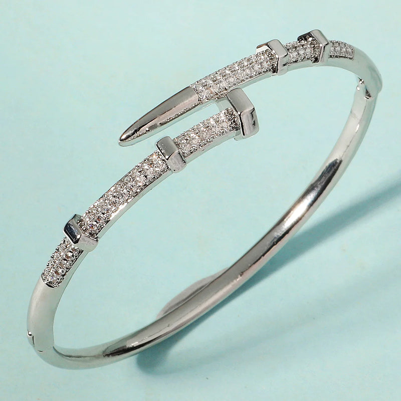 Classic Woman's Nail Bracelet