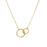 Double Ring Necklace