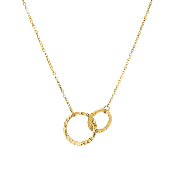 Double Ring Necklace