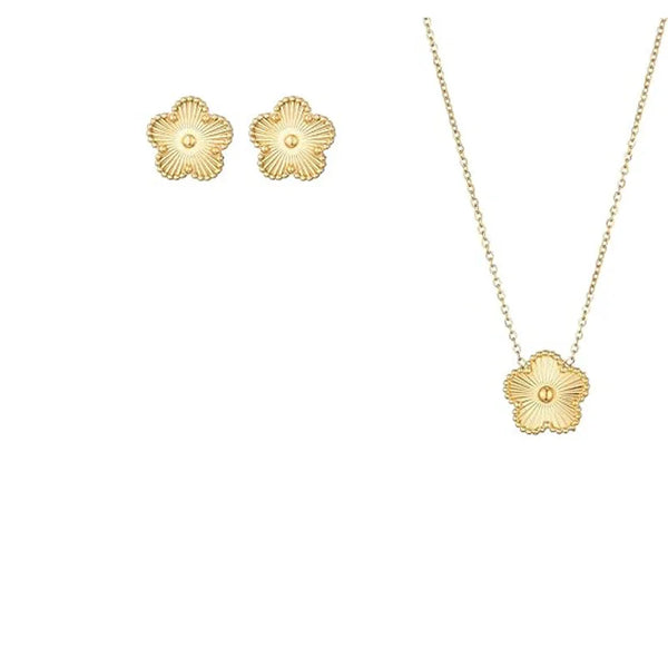 Flower Design Jewelry Set