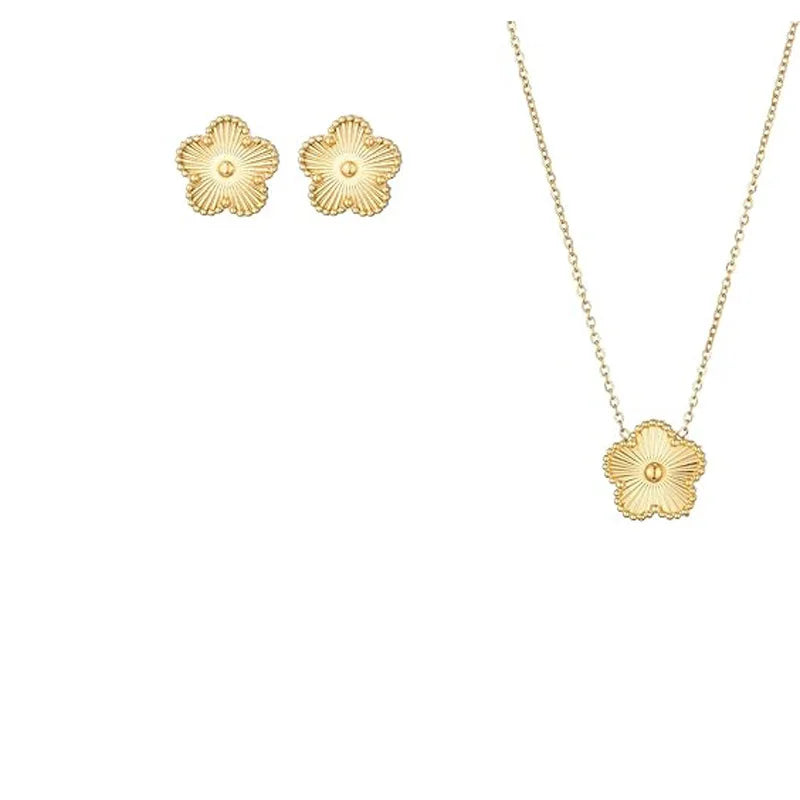 Flower Design Jewelry Set