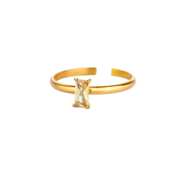 Zircon Birthstone Rings