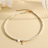 heart-shaped shell necklace