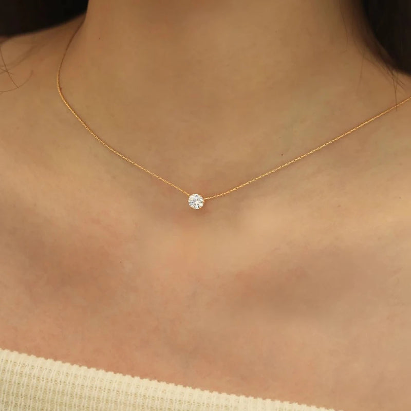 Zircon Stone Necklace