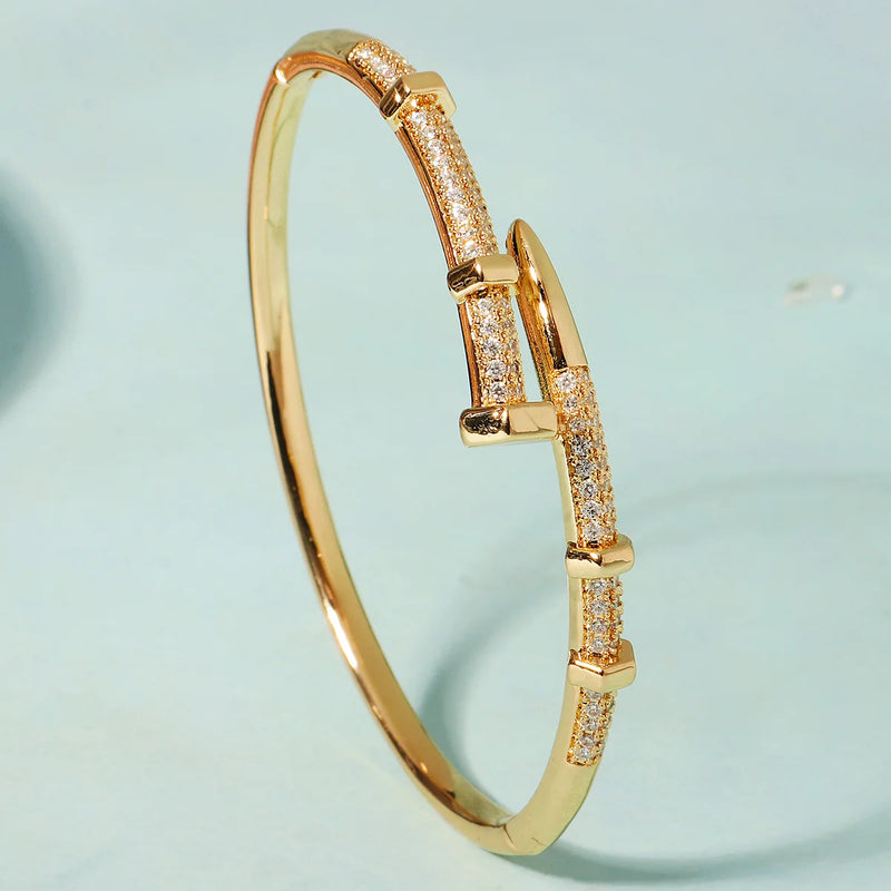 Classic Woman's Nail Bracelet