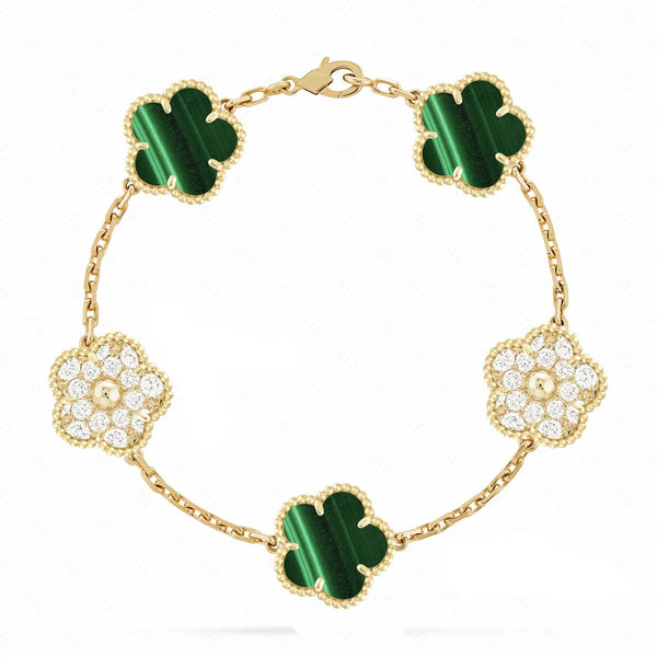 Five-Leaf Flower Bracelet