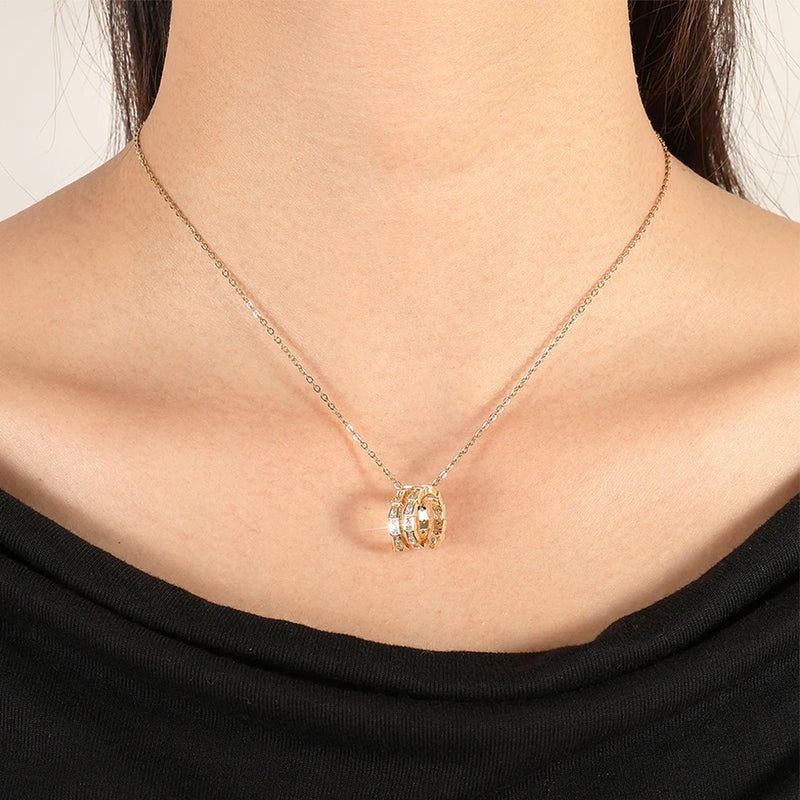 Zircon Snake Necklace