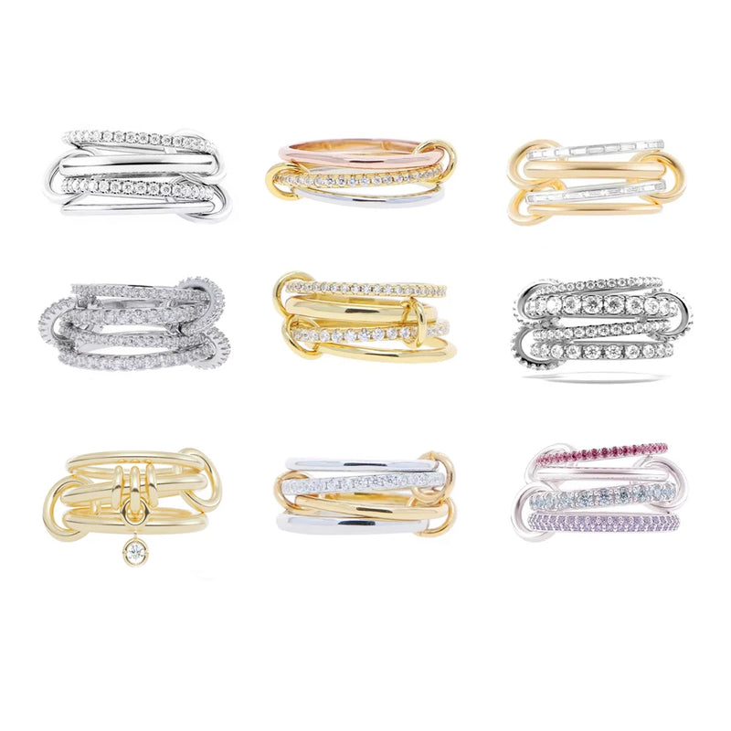 Mix Color Multi-Layer Rings