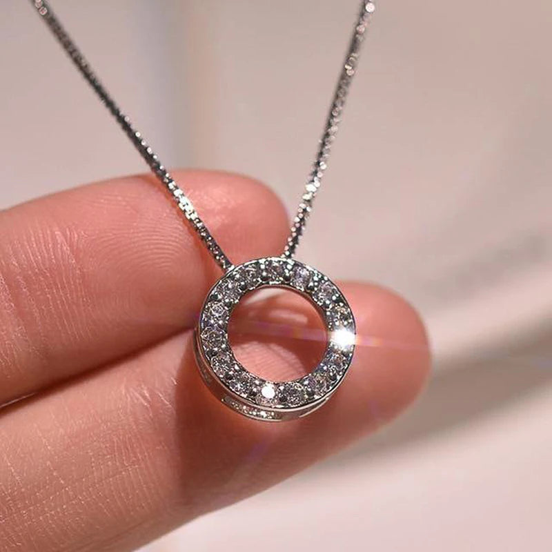Sparkle Circle Necklace
