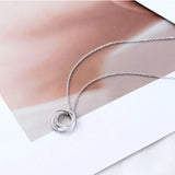 Circle Plated Necklac