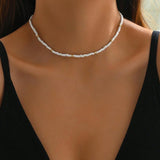 Natural Seashell Beaded Necklace