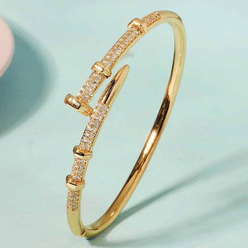 Classic Woman's Nail Bracelet