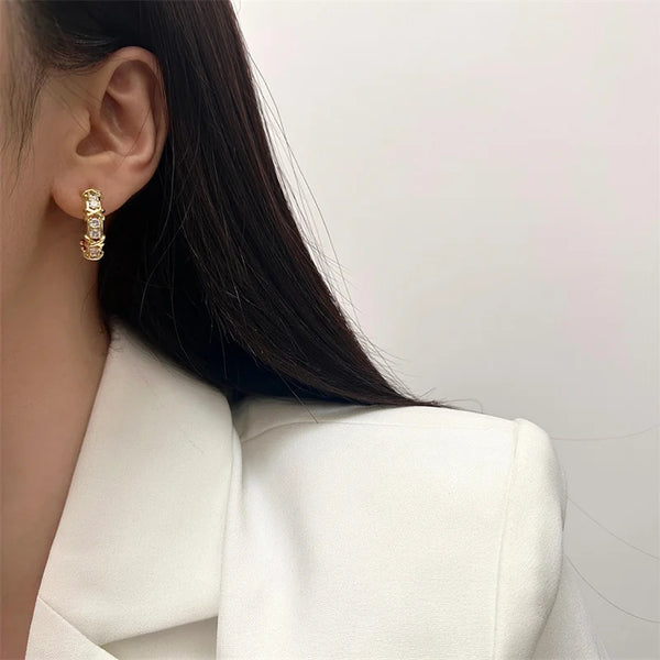 CC Design Stud Earring