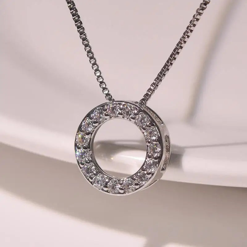 Sparkle Circle Necklace