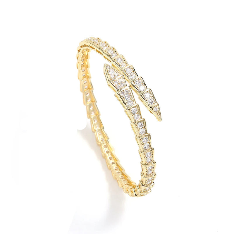 Snake Zirconia Bracelet
