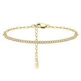 14K Gold Plated Tennis Bracelet