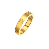 Zircon Love Heart Ring