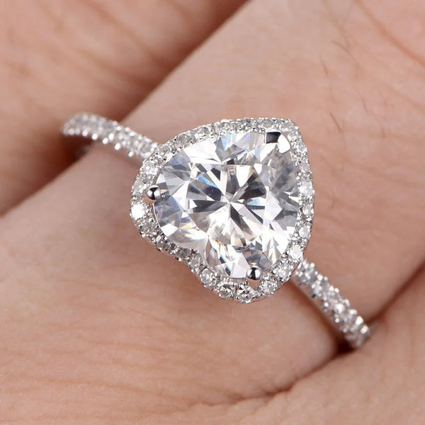 Silver Heart Ring