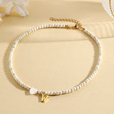 heart-shaped shell necklace