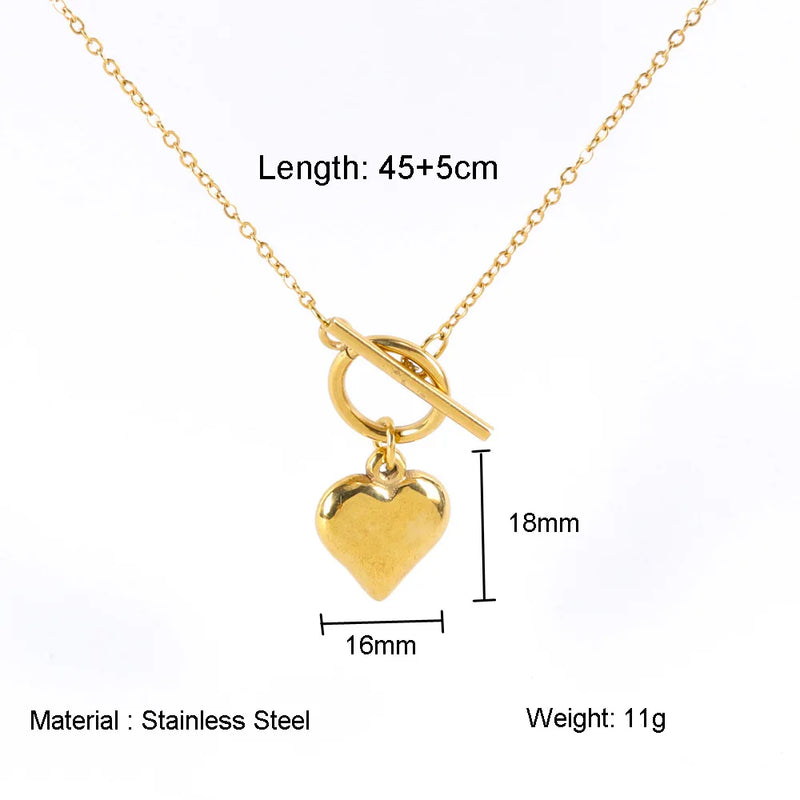 MEDFOLY Heart Necklaces