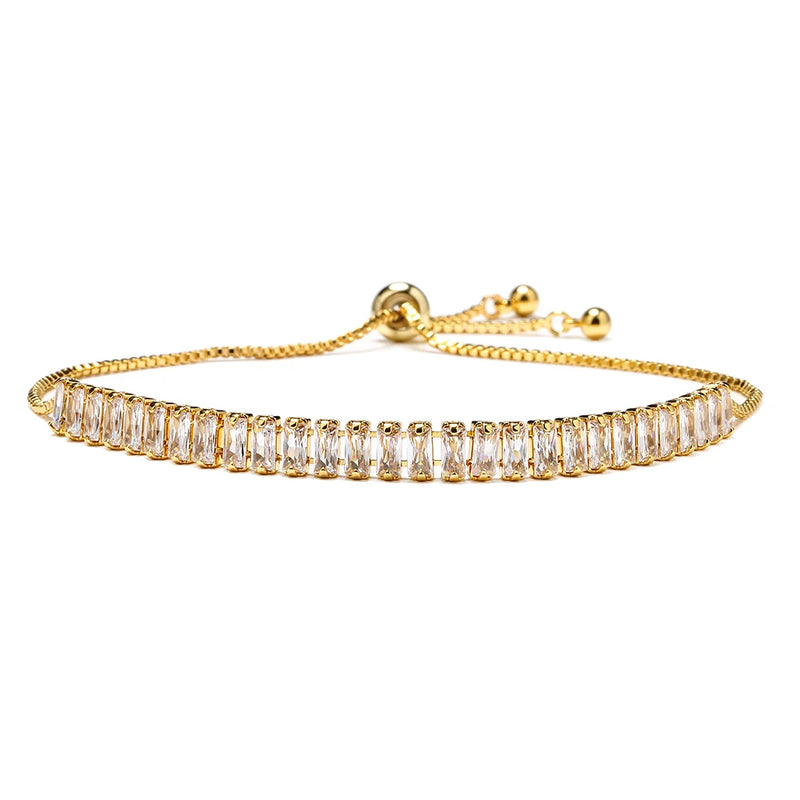Colorful Zircon Tennis Bracelet