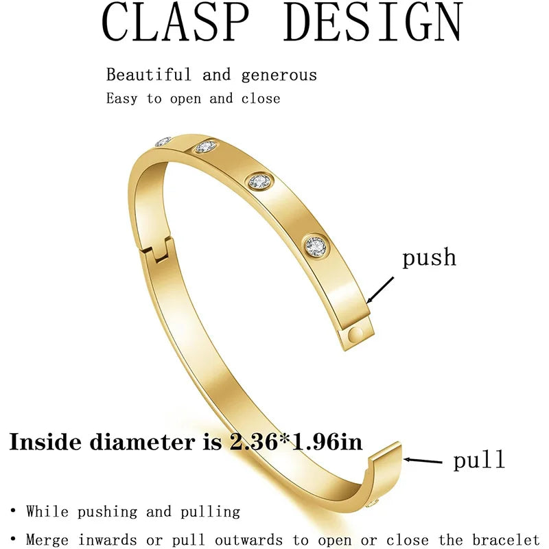 18K Gold Plated Clover Bracelet