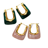 Transparent Resin Earrings